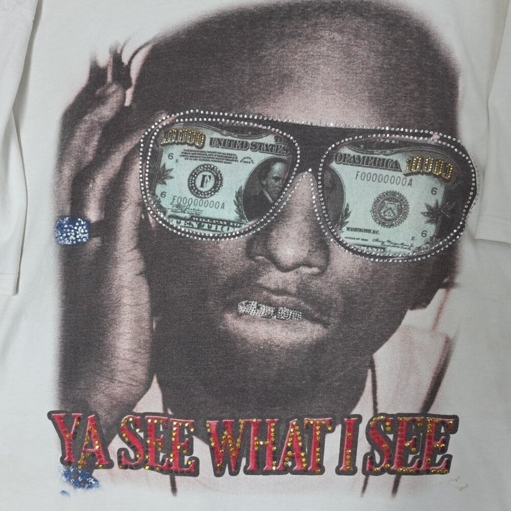 VTG Master P Promo Rap Tee Short Sleeve Graphic Shirt Mens 4XLT Tall Hip Hop Y2k